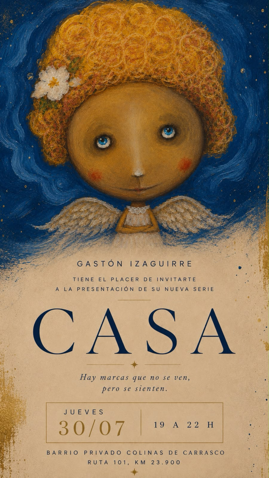 Invitación — CASA, nueva serie de Gastón Izaguirre